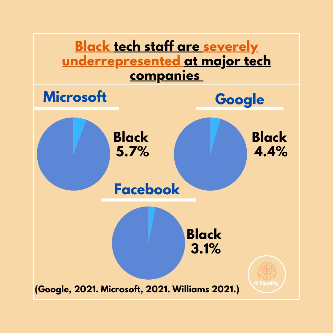 AiEquality's tweet image. Our infographic, which uses some of the Gender Shades data, demonstrates the harsh reality that people of colour encounter while navigating the digital world. #ExeterCommsTwitterConference2022 #DigitalInequality 5/8