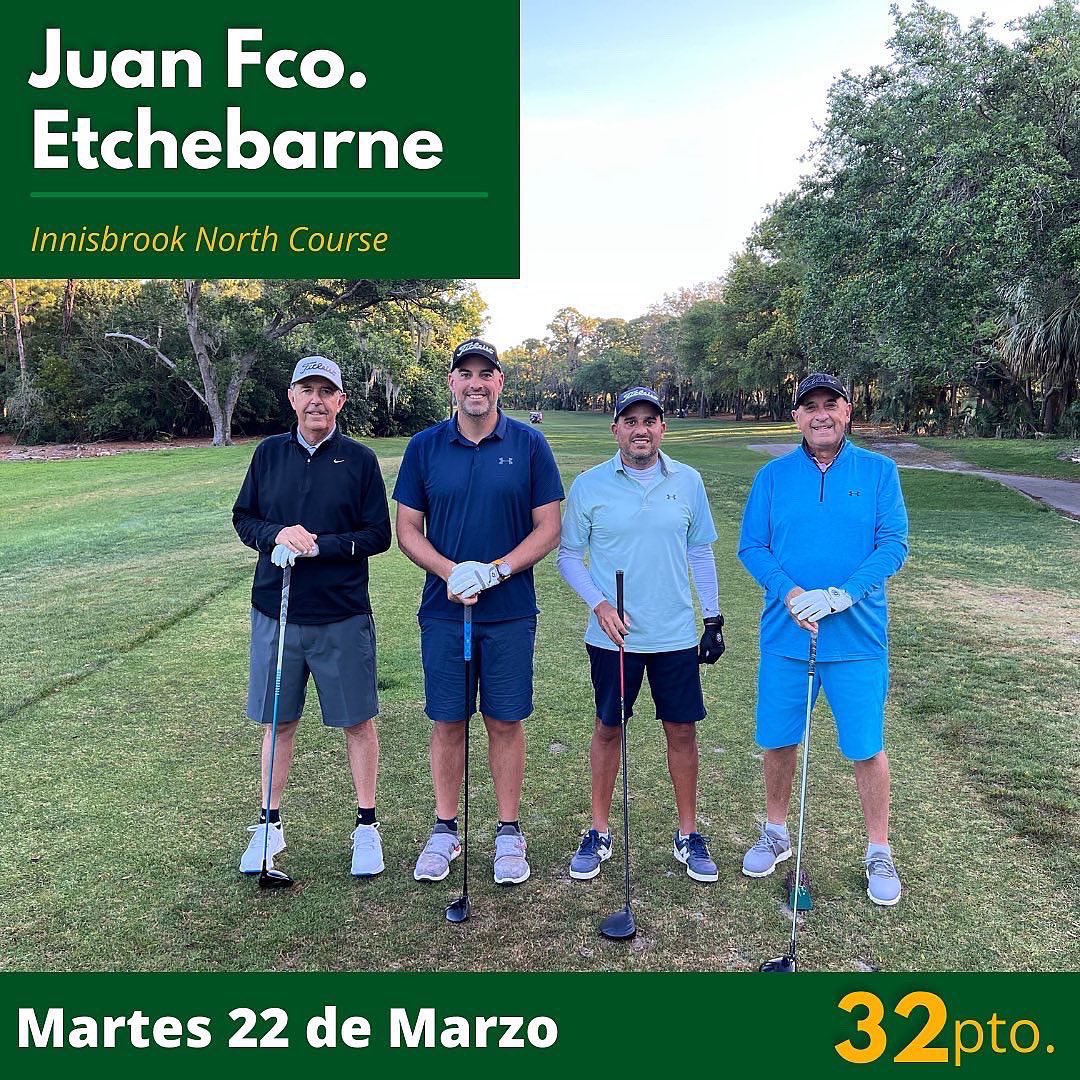 syncroviajes's tweet photo. La tercera fecha del FLY BGE 2022 se realizó en Innisbrook Resort Tampa - North Course. Juan Francisco Etchebarne fue el ganador de la Copa Alvaro Rodriguez Lois.
#golf #pga #pgatour #uruguay #valspar #tampa #golftour #golftrip #friends #cambiateasyncro #innisbrook #northcourse https://t.co/NtvayDVBMV