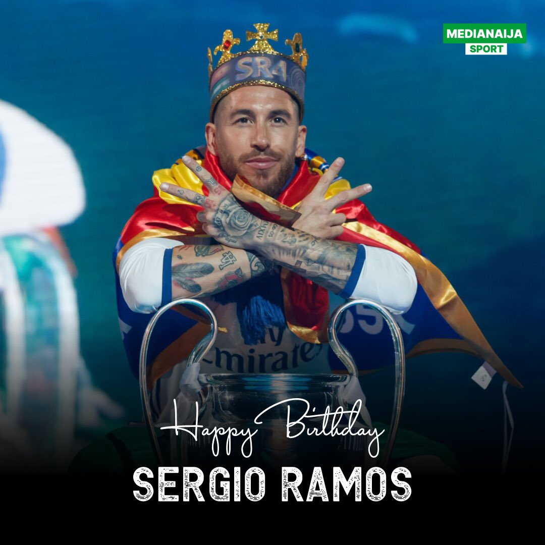 Happy Birthday to King Sergio Ramos Best defender in his generation? 