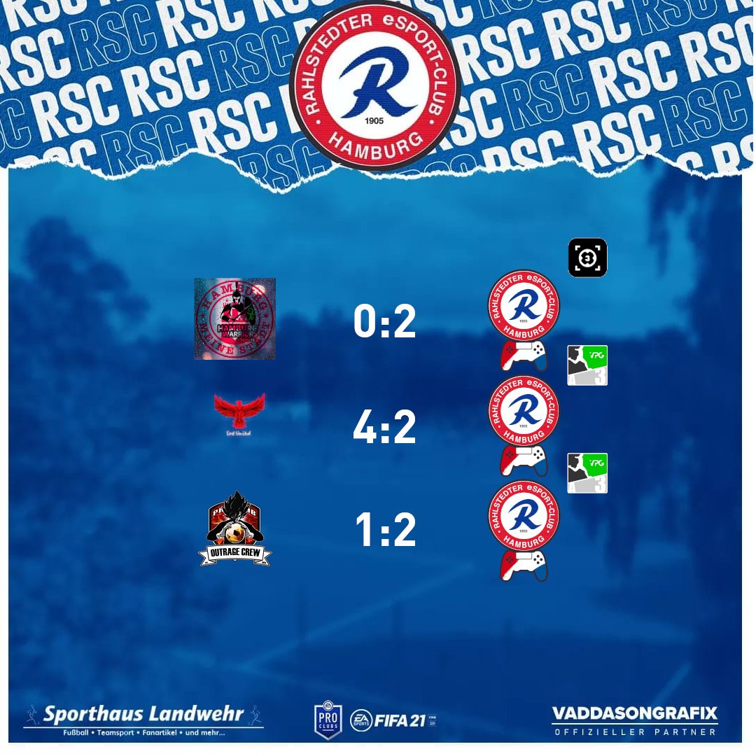 RSCeFootball's tweet photo. Aus den 3 Spielen am Montag können wir 6 Punkte holen! Eine gute Mannschaftsleistung krönt den super Abend.

#proclubs #ps4 #lpl #vpgde #rsc https://t.co/zo45tVex66