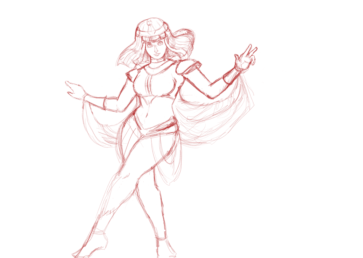 LilPShawny's tweet photo. Menat sketch #streetfighter #capcom #SFV https://t.co/KfZhvBjhIv