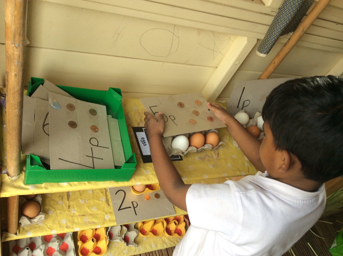 NLHWCPS's tweet photo. Where have these eggs come from? What shall we do with them? The children used their counting and partitioning skills they display the eggs in the farm shop. @WoodlandsPrima1 @ https://t.co/E0TQjlqRxe