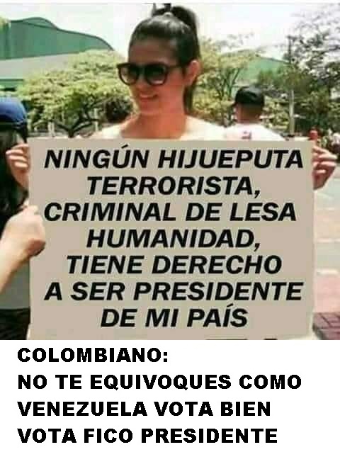 #ColombiaSeArreglaCon FICO PRESIDENTE.
PETRO ES RUINA Y MISERIA.
COMPARTE.