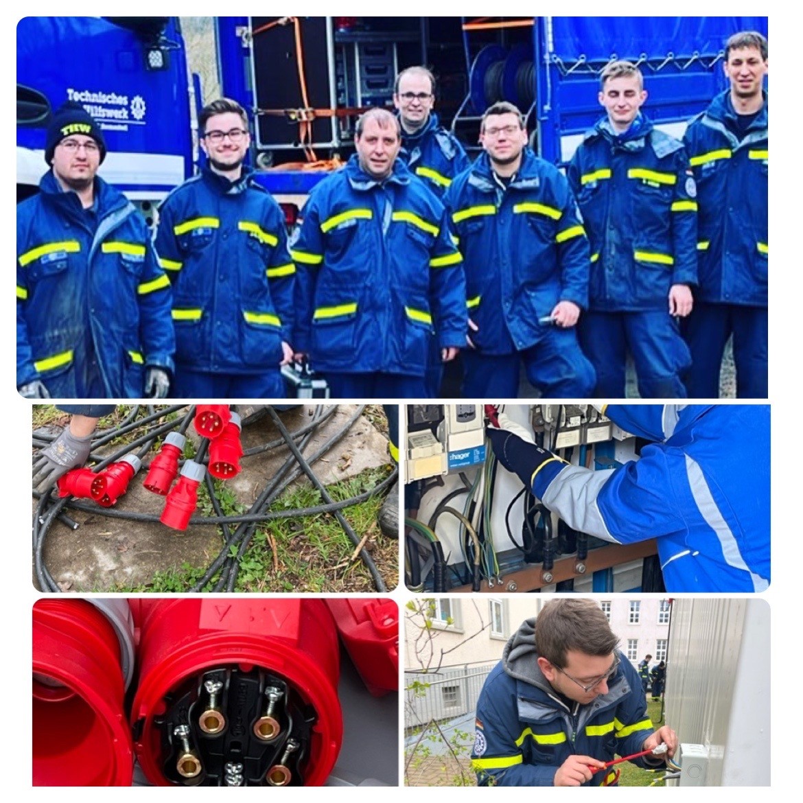 Heute hat uns ein Team vom THW Ortsverband die Stromversorgung in den neuen Containern in der Aufnahmeeinrichtung in Trier (AfA Trier) aufgebaut🙏. Vielen DANK an die fleißigen Helfer und auch an unser Team vor Ort.
#StandWithUkraine <a href="/THWLeitung/">Bundesanstalt THW</a> #RLP