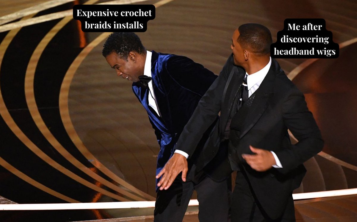 protectourhair's tweet photo. That's the exact reaction! We're here with a better way sis. 🤎
Ready to learn more about us and how we can help you to #protectyourhair with our #headbandwigs and #wigswithbangs?
Reply here with any questions you might have about our #gluelesswigs. #willsmith #Oscars2022 https://t.co/kIDAR43Zwa
