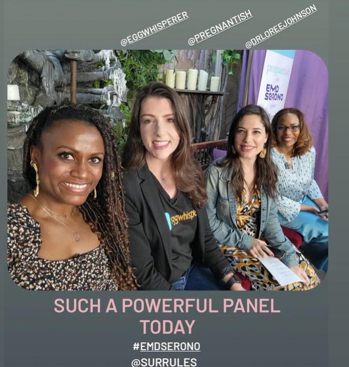 pregnantishmag's tweet photo. Still on a high from "pregnantish &amp; @EMDSerono present "The Reality of Infertility" at SUR. Miss USAs, reality stars, patient advocates from our network &amp; @_EggWhisperer joined for a day of REAL talk about fertility. TU @coopersurgical @cryobank @Donoreggbankusa @GuerbetGroup too https://t.co/YI55YuFwUV