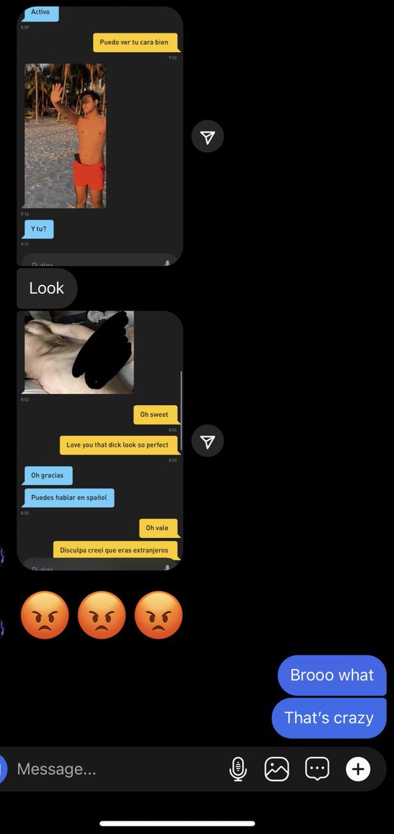 cummiekween's tweet photo. I hooked up w this guy in Mexico and
he just sent me this apparently
someone's using my weenie and saying
it's theirs😭😭😭 https://t.co/R7W2dCKKTj