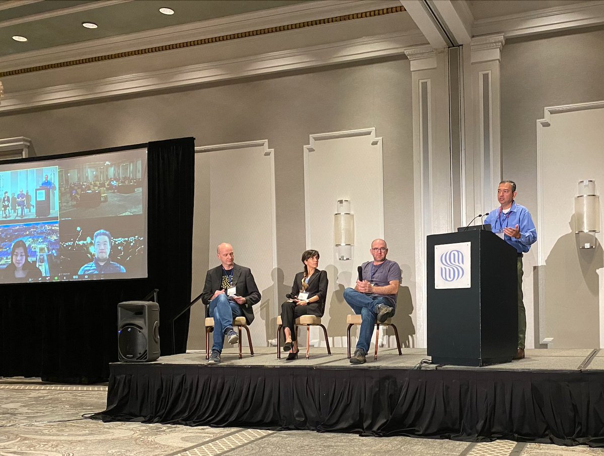 Tamer Nadeem (@tamernadeem) on Twitter photo "Panel: The Future of Conferences: In-person, Virtual, or Something Else?" <a href="/ACMMobiCom/">ACM MobiCom</a> moderated by Suman <a href="/sumanbanerjee/">Suman Banerjee</a>. I'm really proud of my student, Hana @HBpasandi <a href="/VCUENGR/">VCU Engineering</a> <a href="/VCU/">VCU</a>, for reflecting the students' perspectives with the other fantastic four panelists. "Panel: The Future of Conferences: In-person, Virtual, or Something Else?" <a href="/ACMMobiCom/">ACM MobiCom</a> moderated by Suman <a href="/sumanbanerjee/">Suman Banerjee</a>. I'm really proud of my student, Hana @HBpasandi <a href="/VCUENGR/">VCU Engineering</a> <a href="/VCU/">VCU</a>, for reflecting the students' perspectives with the other fantastic four panelists.