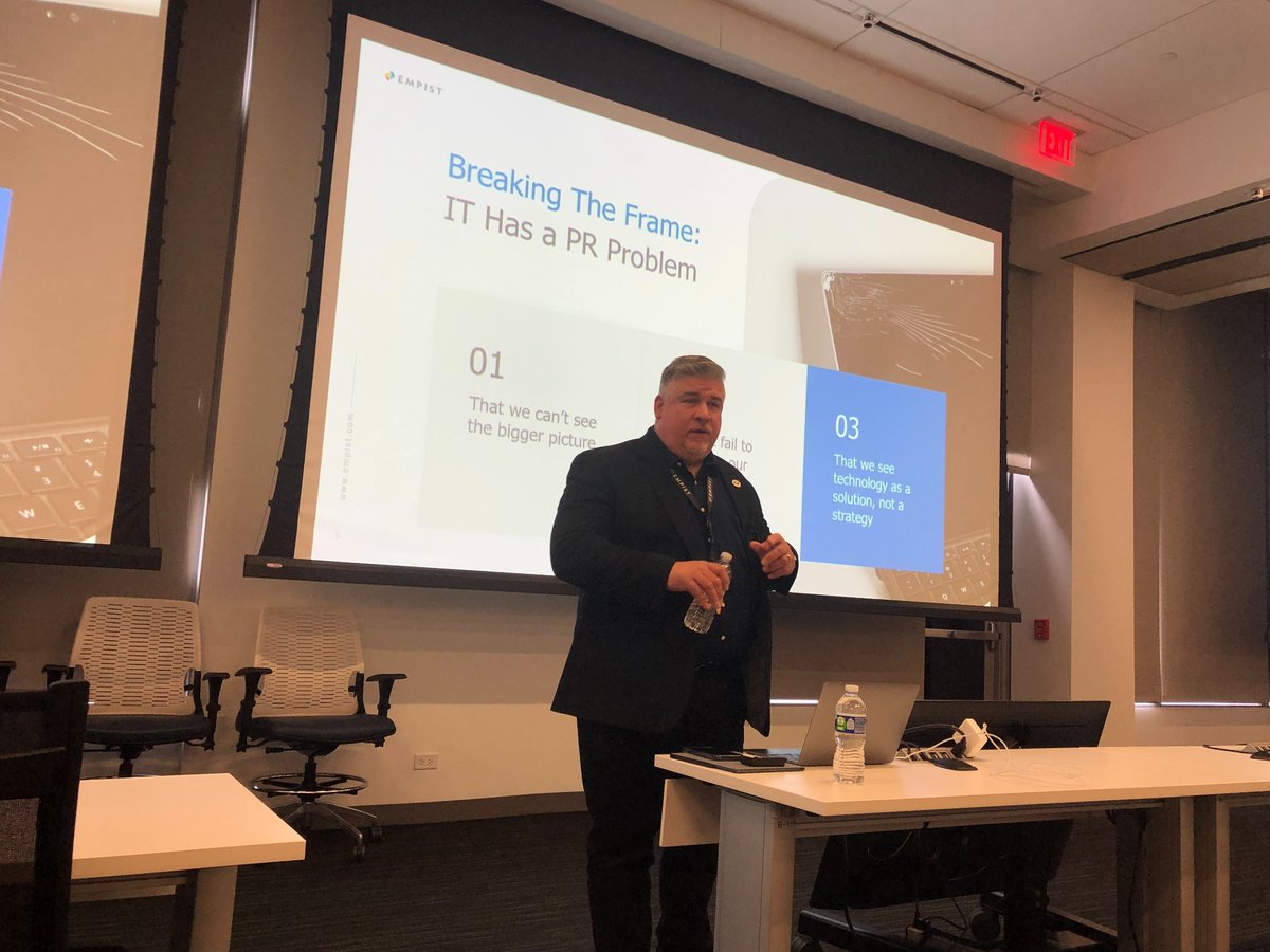 protechcloud's tweet image. SmartTech is off to a great start! Artesha Moore, President &amp;amp; CEO of @AssocForum kicked off the day and introduced keynote speaker Andrew Bochantin, COO, Empist. Now, Protech&apos;s Dirk Behrends and Dave Perron are presenting &quot;I&apos;ve Got Friends in Siloed Places&quot;!