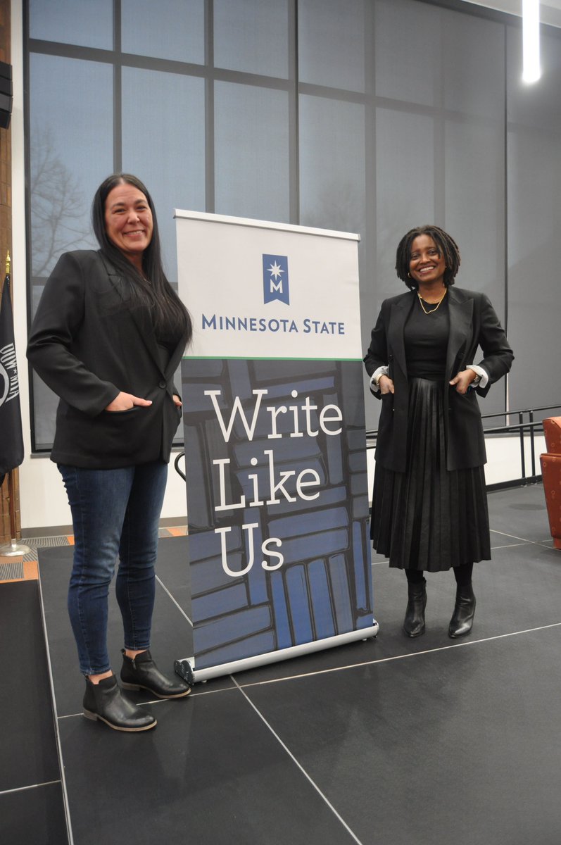 CenturyCollege's tweet photo. Thank you, @Rosetta33496986 and Tracy K. Smith, for a wonderful kickoff to our @MinnStateEdu #WriteLikeUs National Writer Series. Last night's presentation was magical!
#WriteLikeUs #writers #poets #writerscommunity #writerslife #MinnesotaWriters #WhiteBearLake #Minnesota https://t.co/0eKdKvLZbj