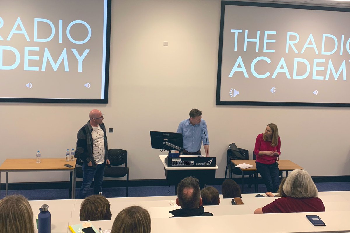 Craig (@allaboutcraiguk) on Twitter photo Now a great speech radio masterclass with <a href="/mattsyourlot/">Matt Rogers</a> @EmClemNews and <a href="/wattsonradio/">James Watts</a> #radioacademy #trainingday #exeter Now a great speech radio masterclass with <a href="/mattsyourlot/">Matt Rogers</a> @EmClemNews and <a href="/wattsonradio/">James Watts</a> #radioacademy #trainingday #exeter