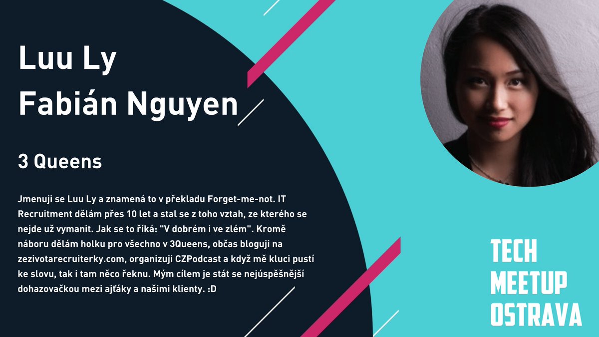 techmeetupcz's tweet photo. Panelovka na téma "IT Recruitment" se neobejde bez zkušeného headhuntera a právě proto jsme rádi, že naše pozvání přijala @nbluuly!🥳🚀

Více na https://t.co/kJeeo2TACJ
#itrecruitment #hiringdev #headhunt #ostrava https://t.co/ktcqtCHhTH