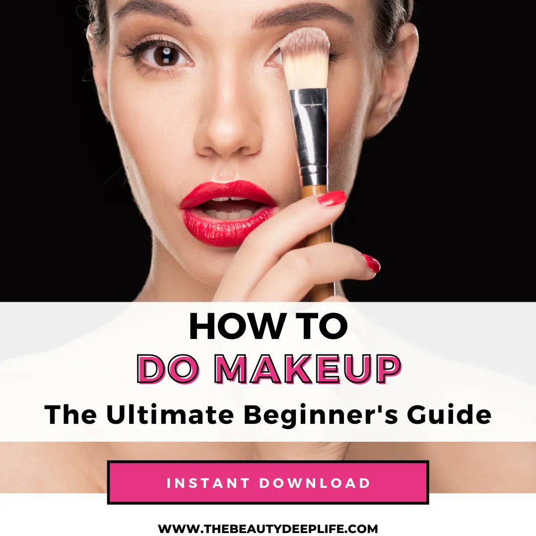 The perfect guide for getting started with makeup! (74 + pages ebook) to help you take your look to the next level. Click here now to gain access: buff.ly/39xYQXt
#makeupguide #howtoapplymakeup #makeuptipsforbeginners #foundation  #concealer #makeupbrushes #makeupproducts