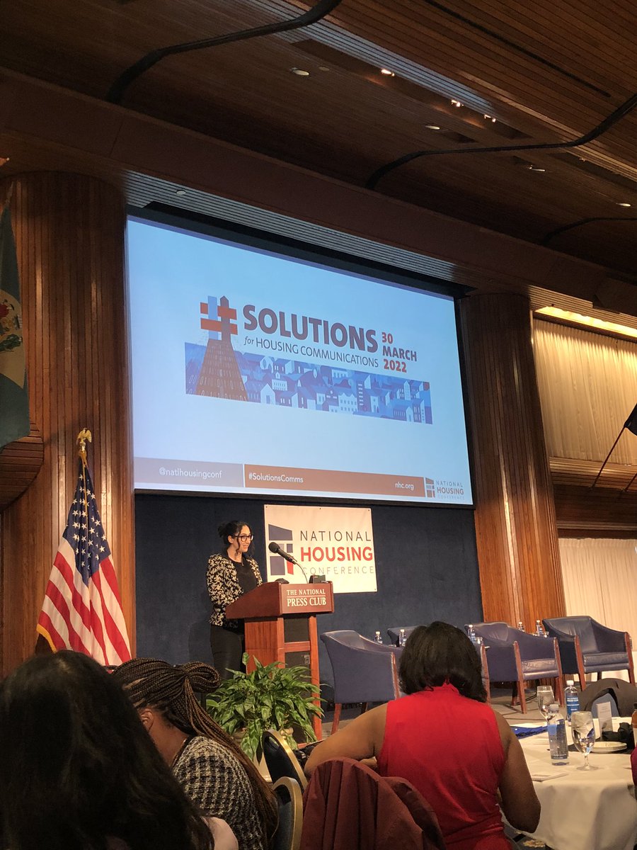 CarolineRVal's tweet photo. Excited for today’s #SolutionsComms! Encouraging to hear about @jpmorgan’s commitment to #affordablehousing. @natlhousingconf @OppFinance https://t.co/8YGFwAEWzT