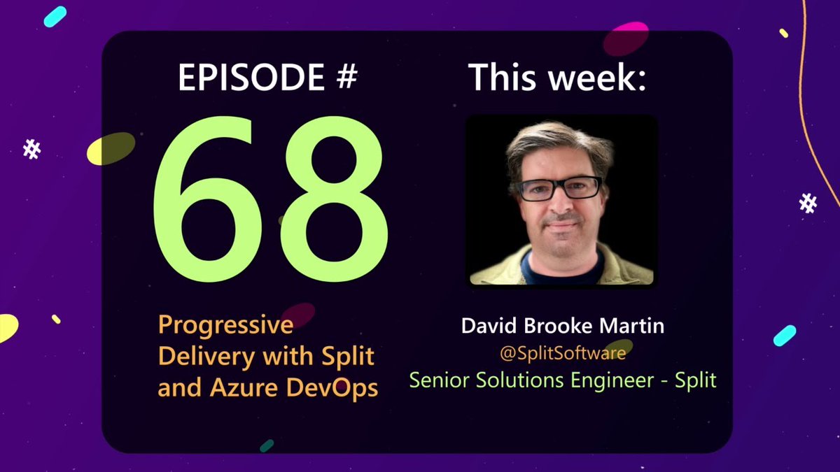 AzureDevOps's tweet photo. This week on #AzureFunBytes, David Brooke Martin of @SplitSoftware joins shows us how Split fits with #AzureDevOps, and how feature flags make real time control of code possible, even in production. Check it out: https://t.co/5X2TEQzwDS https://t.co/PpUzJpR9wW