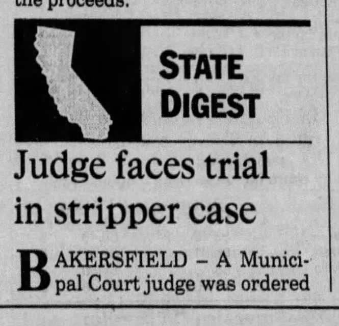 The Judge And The Stripper 

Notorious Bakersfield takes a look back at that time when a Municipal Court judge invited a stripper to his private chambers. Listen here:
notoriousbakersfield.com/e42-the-judge-…
#Bakersfield #truecrime