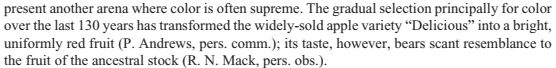 read a nice example of "pers. obs." today 😆(from Mack 2001, Motivations and consequences of the human dispersal of plants)