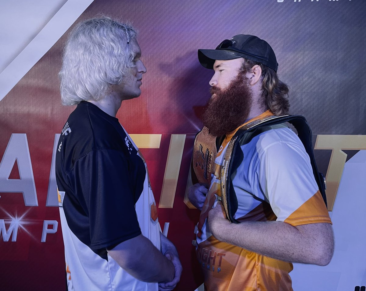 SlapFIGHTUSA's tweet photo. Meanwhile….in an undisclosed location…
Could the most requested matchup of 2022 be announced soon?
#slapfightchampionship #slapfight #slap #slapfighting #slapfightingchampionship #fite #slapchampion #slapchampionship #slapcontest #slappingcontest #whitesimba #wolverine https://t.co/WQ2XHDarOy