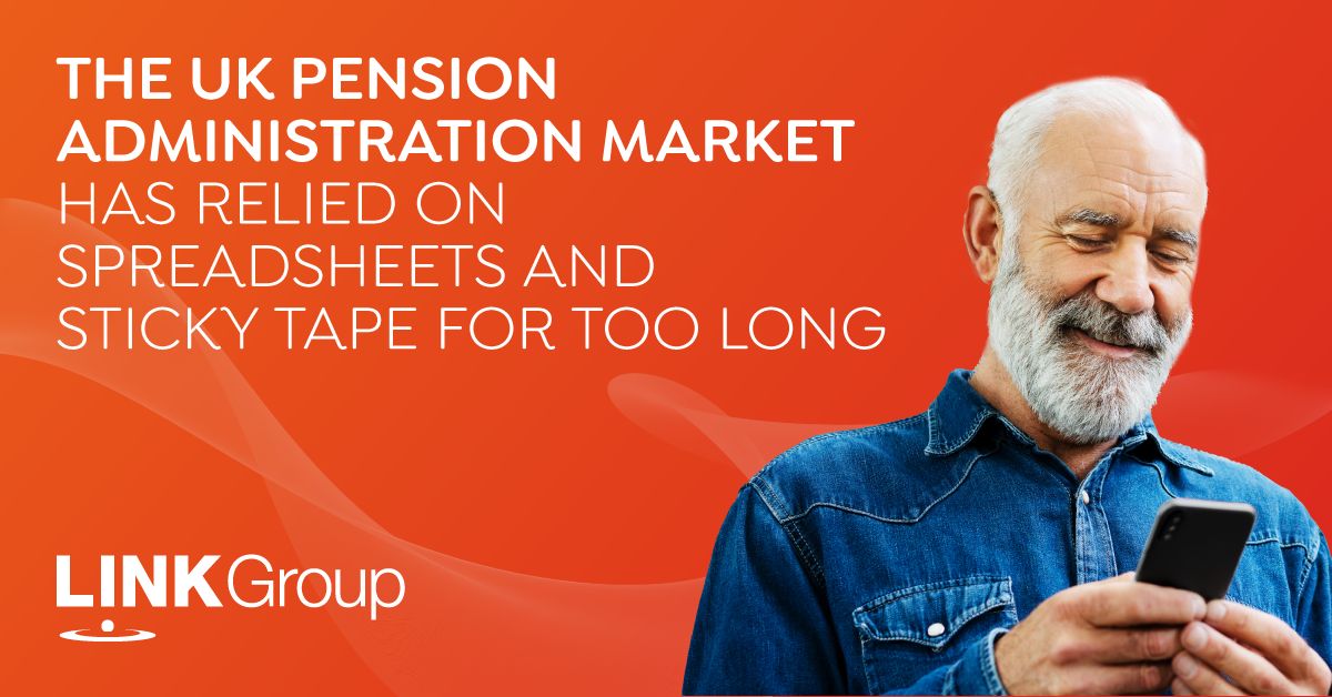 Link_Group's tweet photo. It’s time to think differently about the UK pensions administration market. Under-investment has eroded margin and reduced the opportunities for companies to invest in new ways to engage people. https://t.co/t7dH8xVvGw
