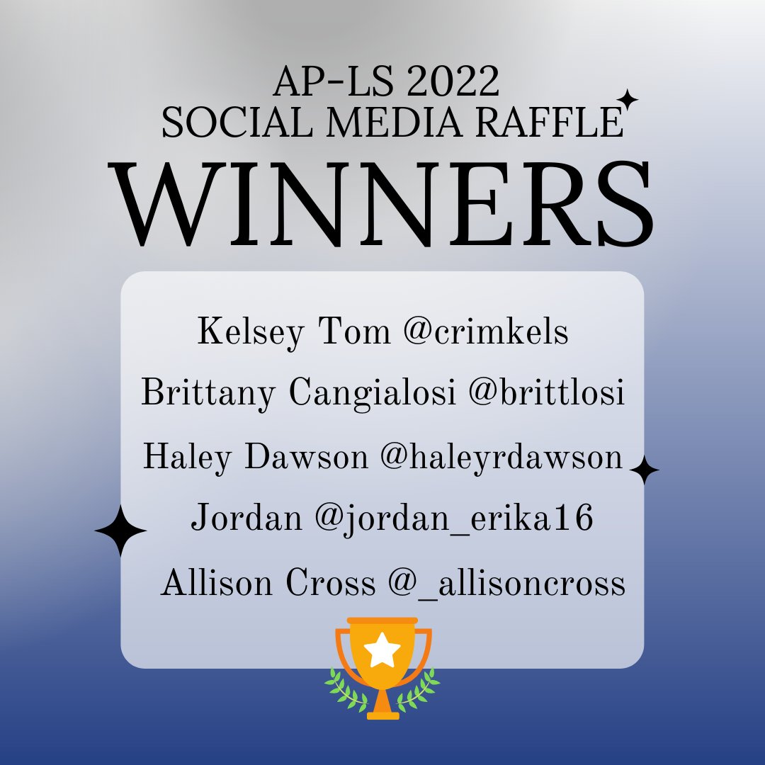 AP-LS Students on Twitter: "Congratulations to this year's social media