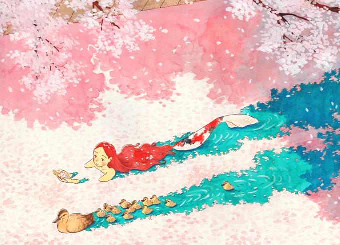桜のほとり 