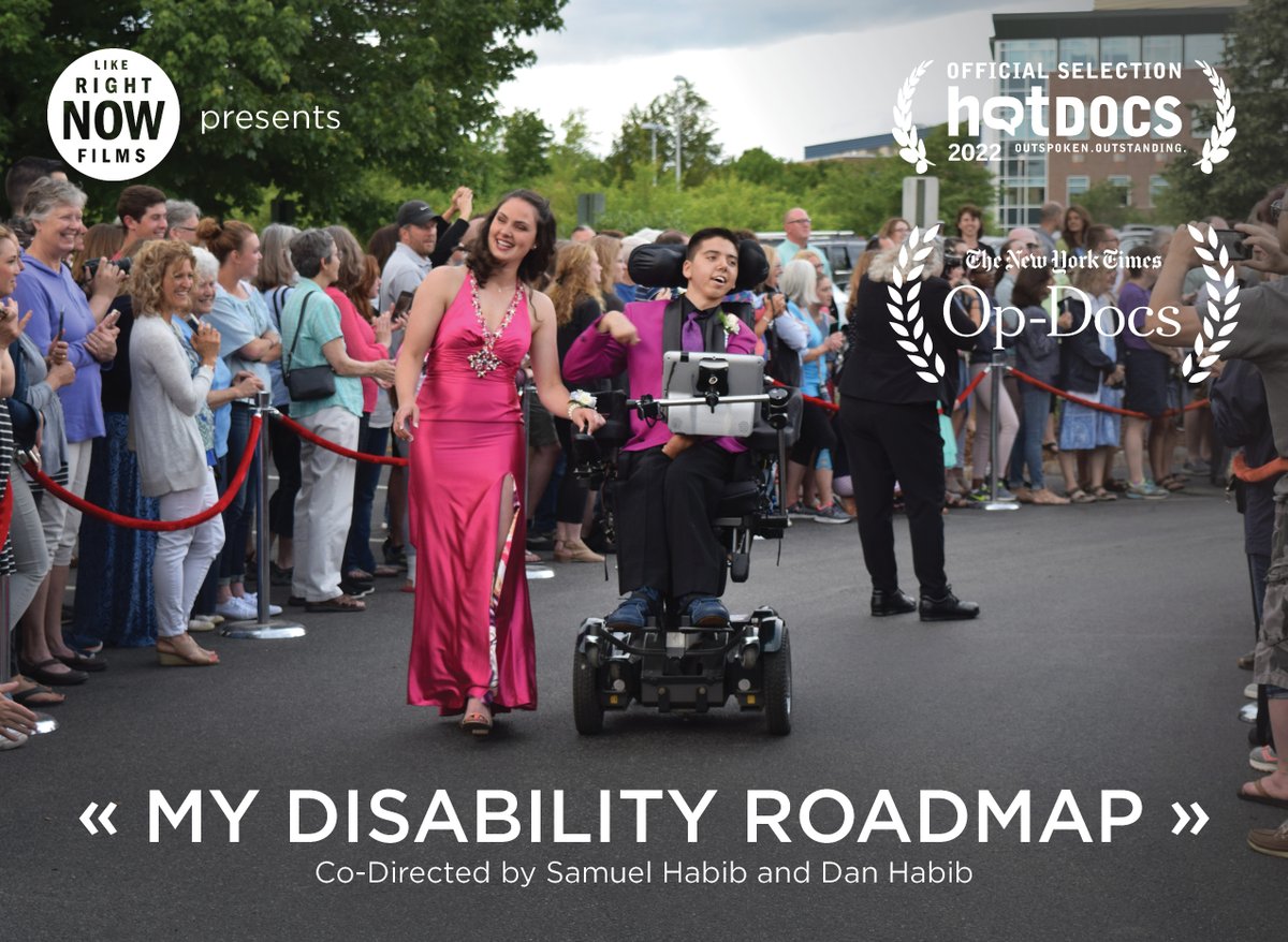 TheRideAhead's tweet image. #MyDisabilityRoadmap is a new short doc making its world premiere @hotdocs on May 1 &amp;amp; @nytimes #OpDocs mid-May. The film follows Samuel, a young man with complex disabilities, as he navigates the path to adulthood while seeking out wisdom from #disability activists.