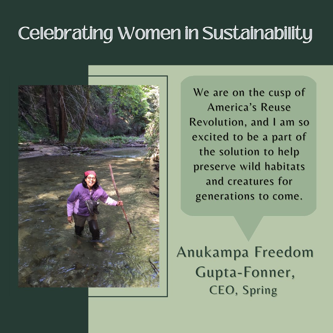 WWFBetterBiz's tweet photo. For #WomensHistoryMonth we’re featuring inspiring women who are working toward a more sustainable world. 
Next in our series is a piece from Freedom Gupta-Fonner, CEO of Spring, a company re-engineering farm to table supply chains without any waste. 
https://t.co/nIxMNCOmin https://t.co/vC1GUkSwbG