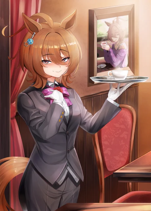 執事タキオン
#ウマ娘 