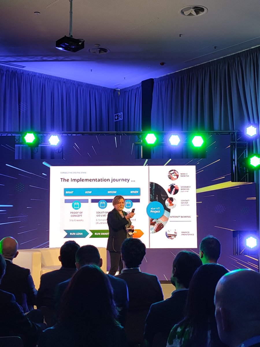 e_bank_it's tweet photo. Tune in to discover the secrets of Maria José Gonçalves to the successful implementation and operation of a digital banking solution.
#ebankITSummit #connectingdigitalstars #digitalbanking #ebankIT https://t.co/qhRYuBJO3v