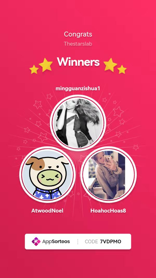Thestarslab's tweet photo. @equ1noz @elysium_system Congrats on winning the Elysium WL with us!
@mingguanzishua1
@AtwoodNoel
@HoahocHoas8 

We will be contacting you shortly✉️
And thank you to everyone who participated! https://t.co/7sTILaYtYZ