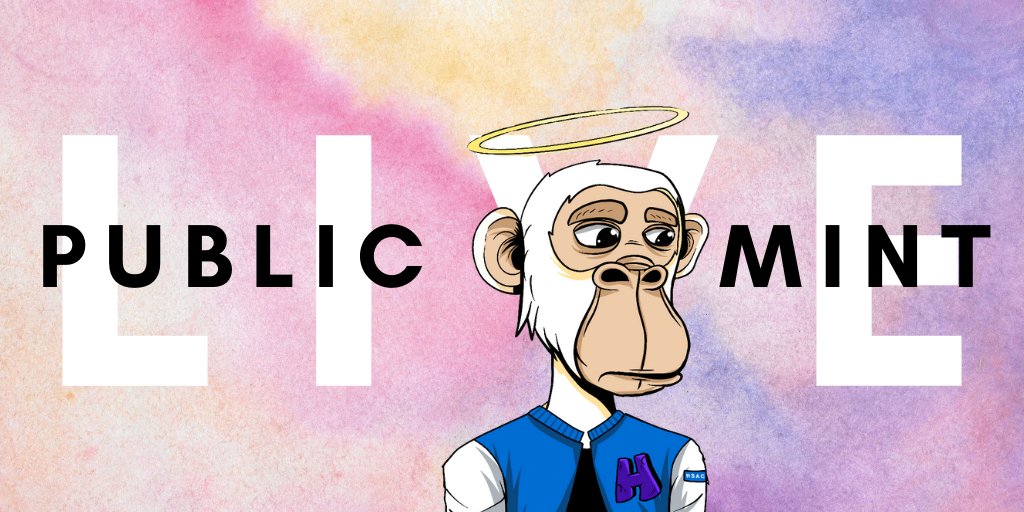 PUBLIC MINT NOW🎉

We're giving away $250 &amp; 1 APE SOCIETY NFT🍌🤯

To enter:
✅ Follow <a href="/Ape_Society_NFT/">Ape Society 🍌</a> 
✅ Retweet &amp; like
✅ Tag 3

Mint here: apesociety.io

72h⏰🍀
