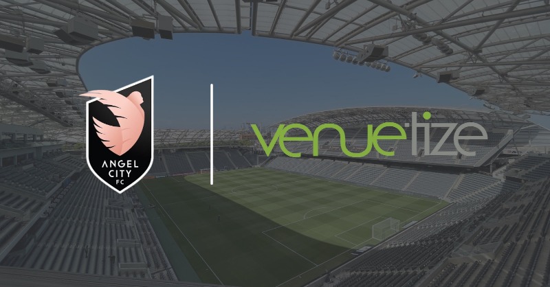 Venuetize's tweet photo. Angel City Football Club (@weareangelcity), Los Angeles’ professional women’s soccer team, announced today a multi-year partnership with Venuetize ahead of their inaugural season. Read the full press release here ⬇️
