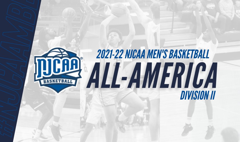 These student-athlete's outstanding on-court efforts have earned top <a href="/NJCAA/">NJCAA</a> honors 🏅

The 2021-22 #NJCAAmbb Division II All-America Teams have been announced!

Full List | njcaa.org/sports/mbkb/20…