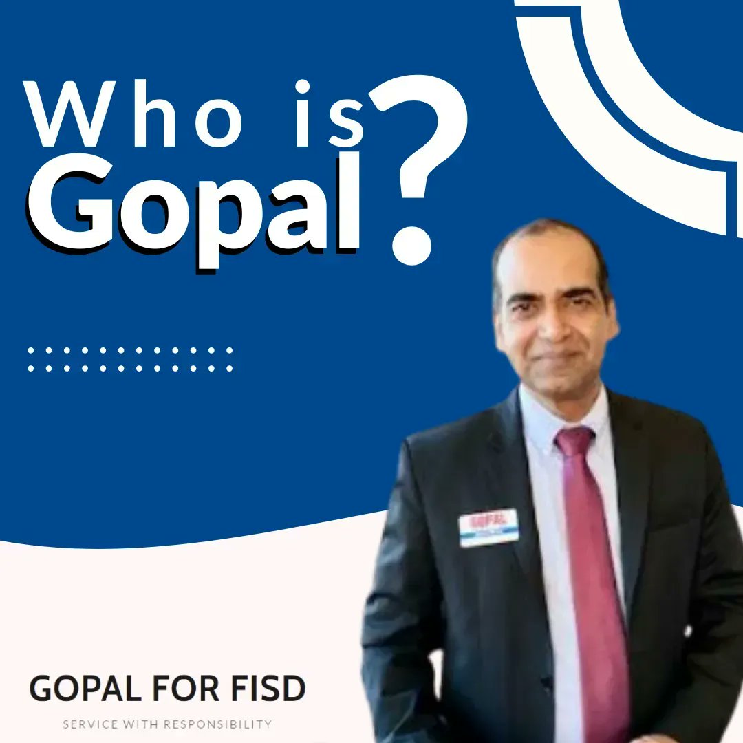 VoteForGopal's tweet photo. An 18-year resident of Frisco, Gopal Ponangi is a Place 1 Board of Trustee member at Frisco ISD. Calling all Frisco ISD residents to come forth and show your support! #gogopal #gopalforfisd https://t.co/ZpGwZ0b7Wr
