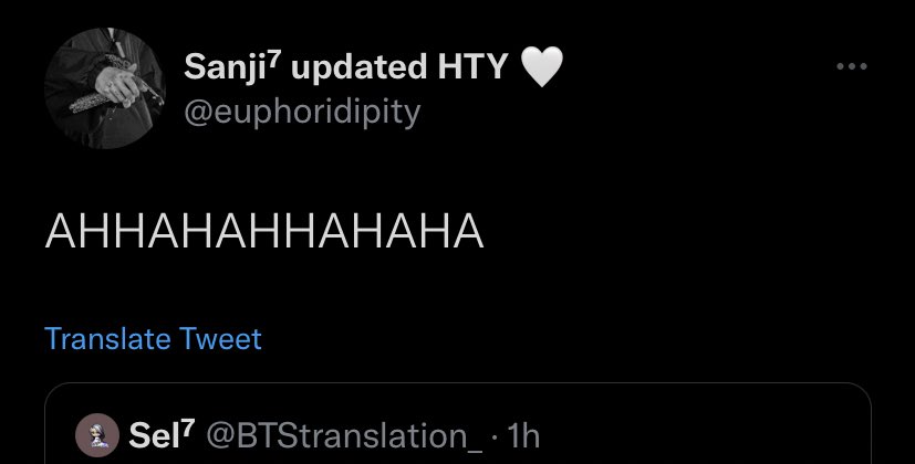 notalk_talk's tweet photo. @euphoridipity Now why did it tell me to translate lmao?? https://t.co/kzxwM09Tqn