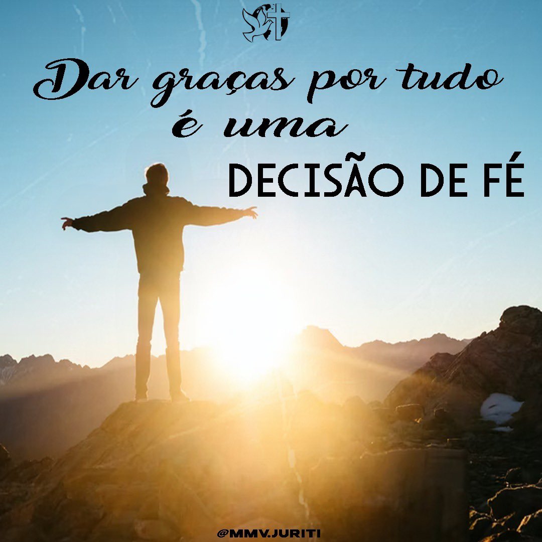 Já agradeceu pelo dia de hoje?