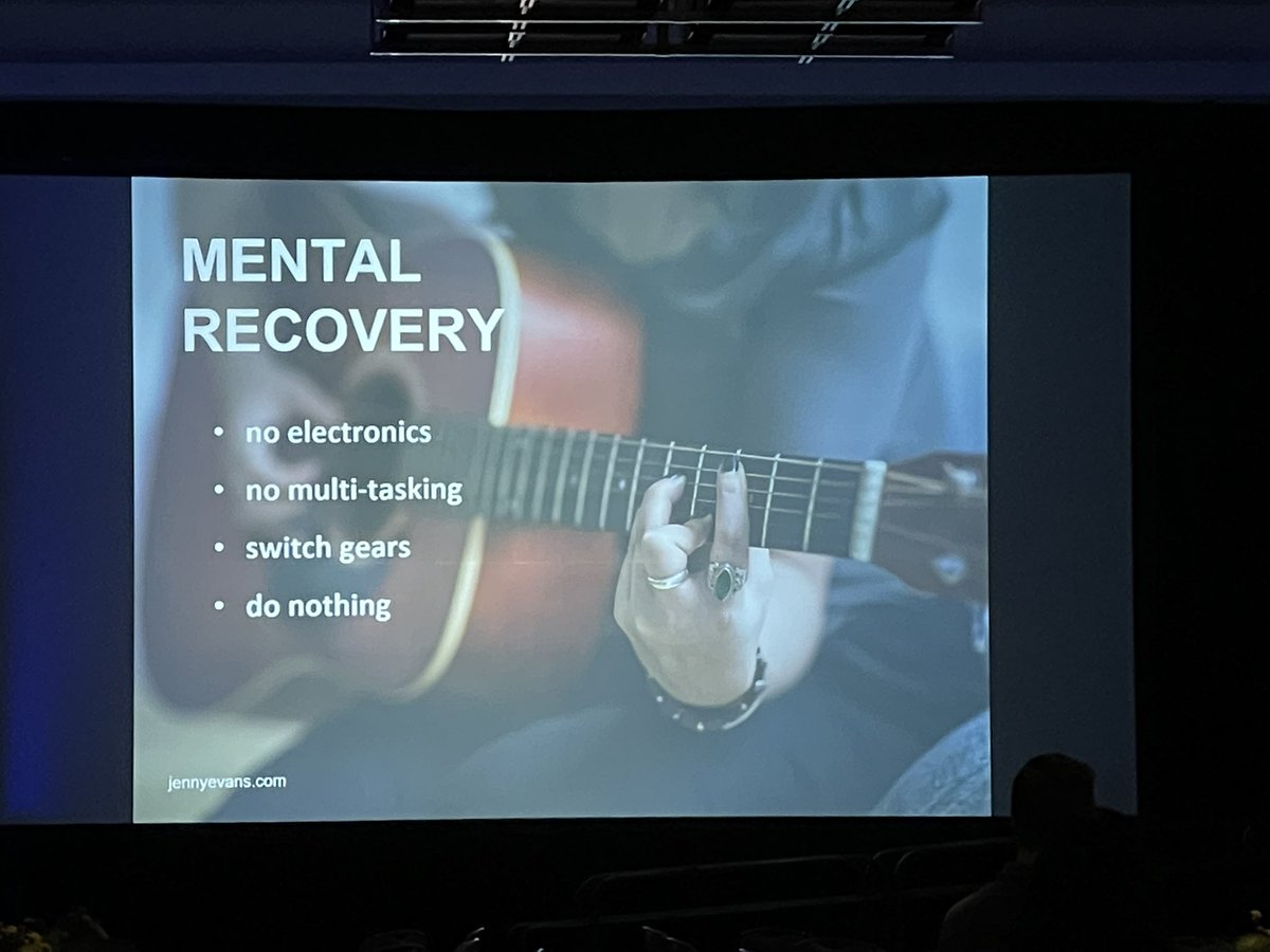 jasonawolf's tweet photo. Key from Jenny Evans @PowerHousePC. Energy is our most precious resource…we must be intentional in recovering it.
Some great ideas!
So essential to the #humanexperience.
#ToCareisHuman means to care for yourself as well.
#transformHX
#ElevatePX
@BerylInstitute https://t.co/knKNlPytey