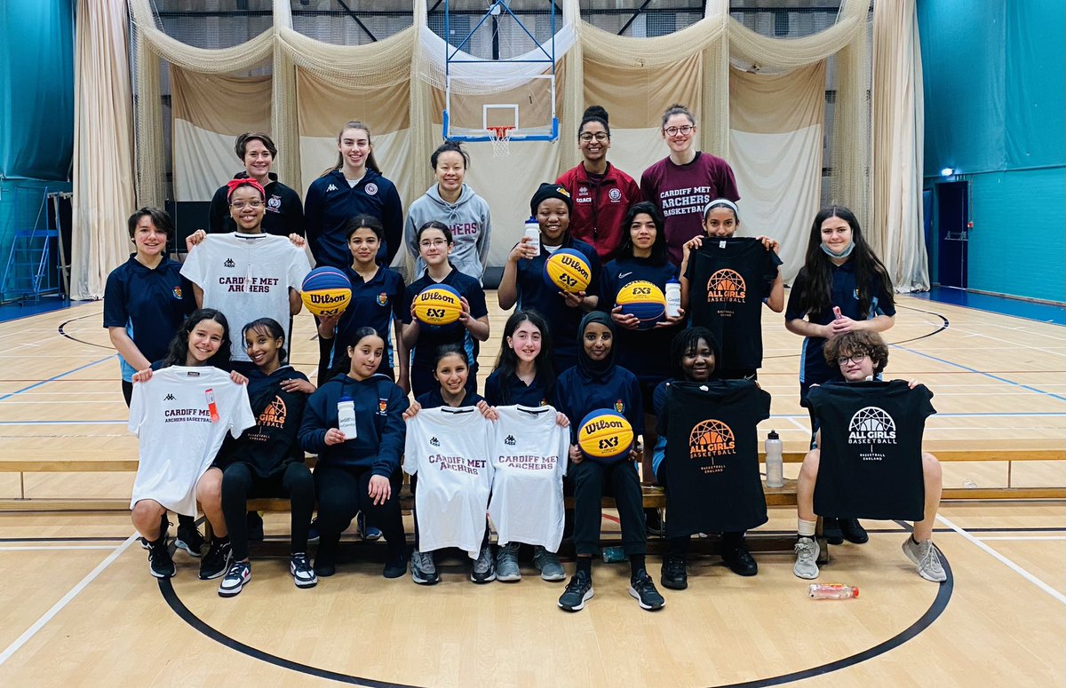 We had so much fun today. First Cardiff school to take part in the girls 3x3 festival with <a href="/ArchersBasket/">Cardiff Met Archers</a> The girls worked so hard and made us very proud! 🏀 A huge thank you to Archers for having us 🤩