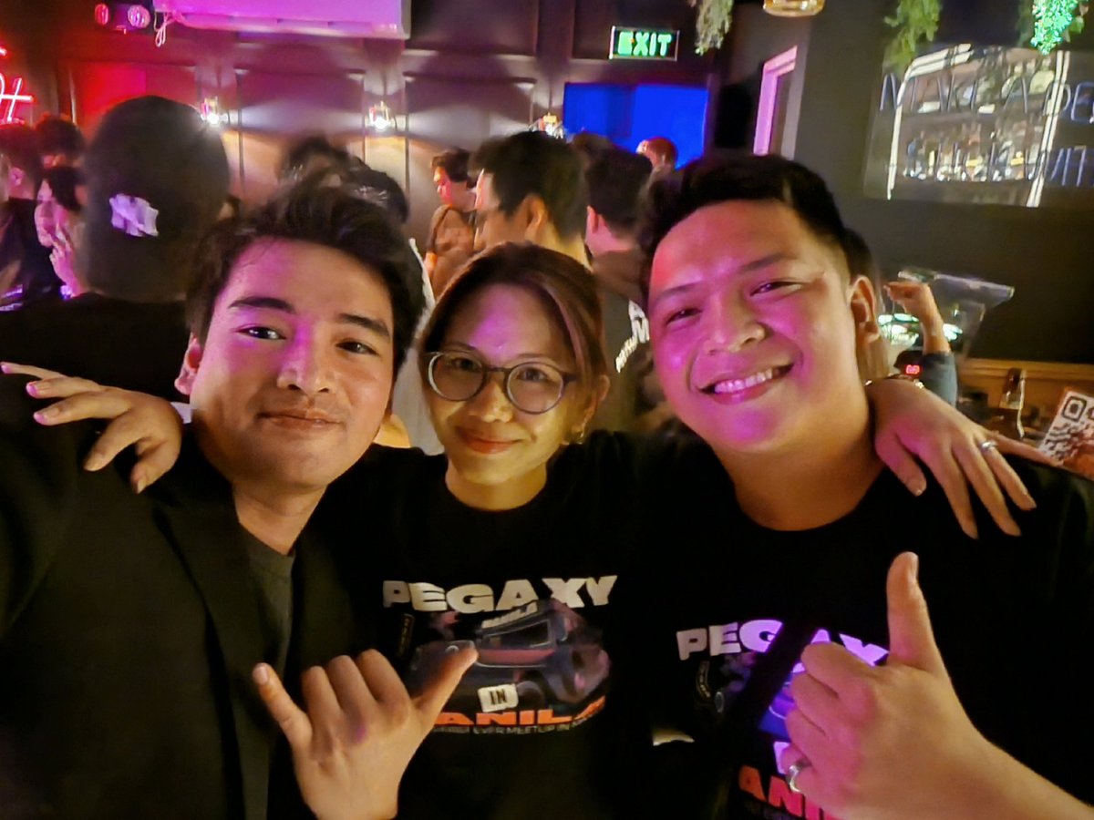 CrimsonCrypto24's tweet photo. All my faves from the PEGAXY support team Christian, MM,Jekel and the others! Glad to see you guys! https://t.co/UvJaGyUUF2
