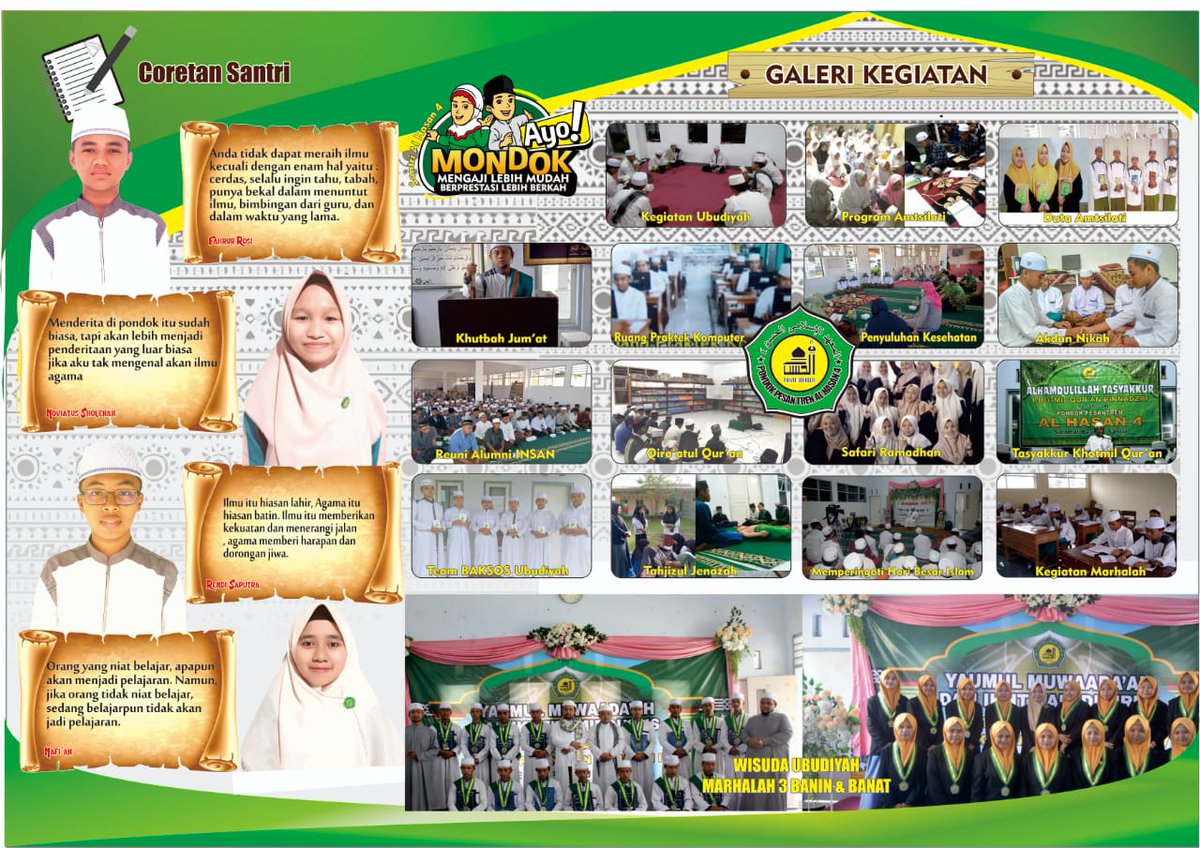 hamdanhasba's tweet photo. Ayo Mondok di PP Al-Hasan 4 Kemiri Panti Jember https://t.co/XgAyh5jYBj