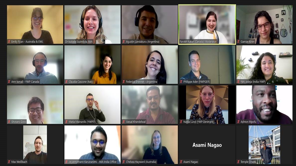 IWA YWP Chapter from all over the World joined our Global Coordinations Call today! <a href="/EcuadorYwp/">YWP Ecuador</a>, <a href="/EcuadorYwp/">YWP Ecuador</a>, <a href="/YWPDK/">Young Water Professionals Denmark</a>, <a href="/YWP_Germany/">YWP Germany</a>, <a href="/ywp_Nigeria/">Nigeria Young Water Professionals</a>, Argentina, Denmark, Japan and others were present today!