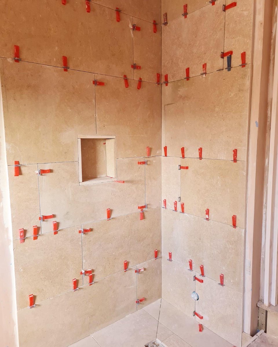 Some gorgeous 20mm thick sandstone installed for a customer’s bathroom in Winkfield!