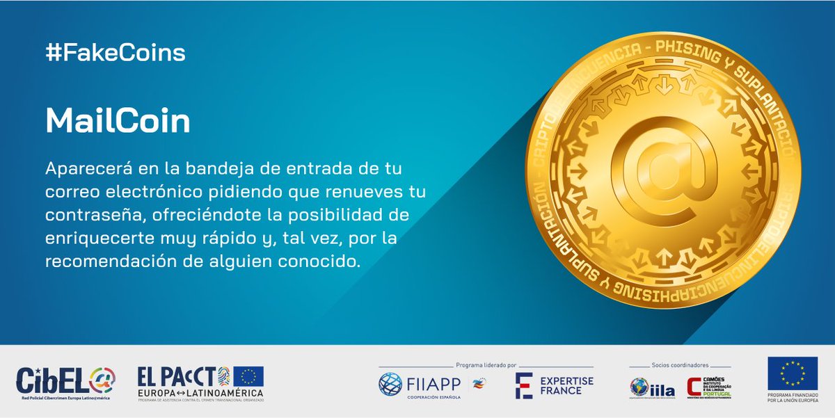 ELPACCTO's tweet photo. #Mailcoin es el fraude más común a tráves del correo electrónico, ofrecen a que se hagan millonarios en corto tiempo. https://t.co/DSlRSAUVKQ