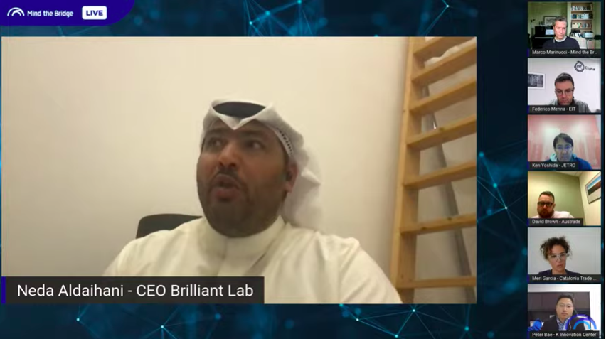 MindTheBridge's tweet photo. Meet 🇰🇼Neda Aldaihani, Co-Founder&amp;CEO @BrilliantLab, #startup #acceleration services aiming at establishing #Kuwait as a regional leader in new product &amp; #venture development.

BL is among the first Launch Partners of MTB Ecosystem.

Join the LIVE 
→ https://t.co/9pVne3dImx https://t.co/gwLl6hpdBN
