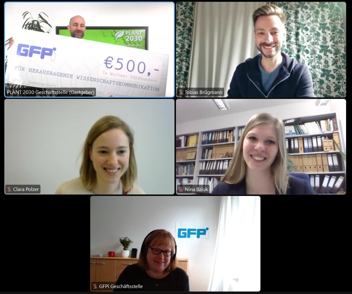 Die Blattmacher (@die_blattmacher) on Twitter photo Congratulations to the poster video prize winners of the <a href="/PLANT2030/">PLANT 2030</a> #statusseminar 2022, the annual meeting of @bmbf funded plant research! You did a great job and the price is well deserved, Clara, Nina and <a href="/Tobiology_de/">Tobias Brügmann</a>! Congratulations to the poster video prize winners of the <a href="/PLANT2030/">PLANT 2030</a> #statusseminar 2022, the annual meeting of @bmbf funded plant research! You did a great job and the price is well deserved, Clara, Nina and <a href="/Tobiology_de/">Tobias Brügmann</a>!