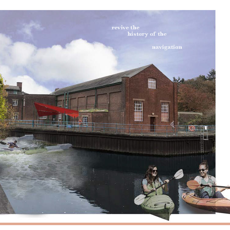 2nd in our #CountryPark series, MA #LandscapeArchitecture student Megan Cowell proposed a new watersports &amp; recreation centre in #SandfordMill, #Chelmsford, a climate proof landscape that can adapt to extreme change &amp; reconnect people to the river through social &amp; cultural means.