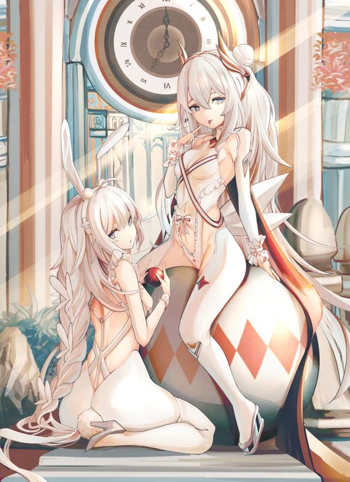 #今月描いた絵を晒そう 
Le Marlin, Pola and Zara! 