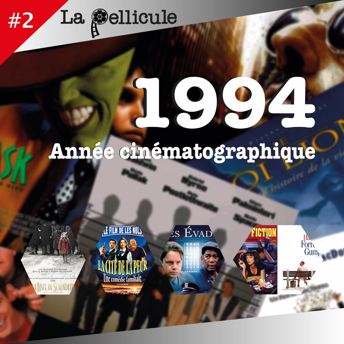 LPellicule's tweet photo. Vous l’attendiez, le deuxième épisode de La Pellicule est là ! 🎞 
Un opus plein de nostalgie, nos chroniqueurs s’attaquent aujourd’hui aux films sortis en 1994 ! 🍿
C’est dispo sur toutes les plateformes : https://t.co/T9BTSwtILy https://t.co/wXHWW0MAkP