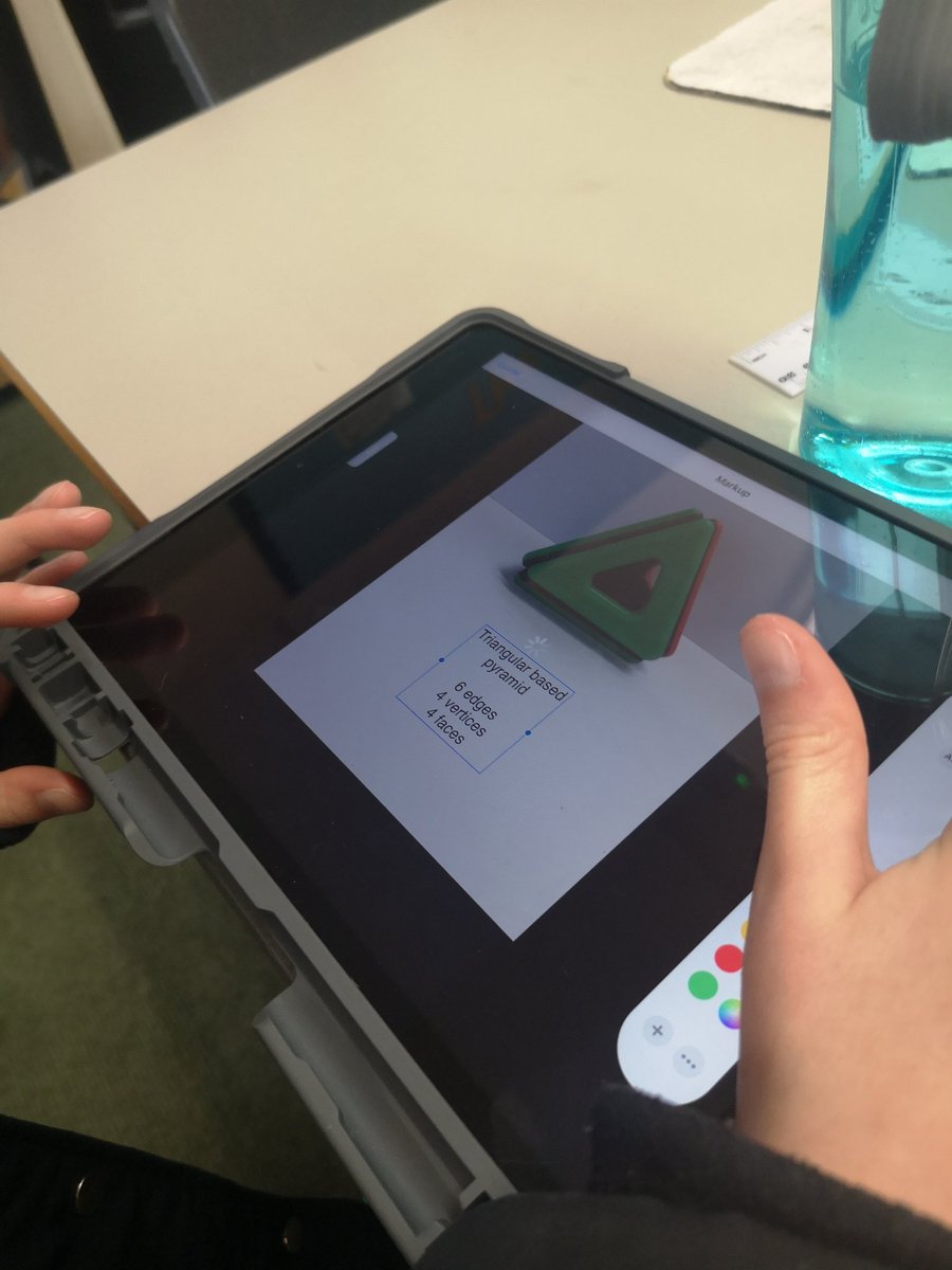 KiralGraham's tweet photo. P6/7 used our new construction toys to build 3D shapes, explored the properties of each shape and used our IPads to mark up the pictures. We will share our work on the Apple TV tomorrow. @Philiphaughcs @inspireSBC https://t.co/iW39p2rTSc