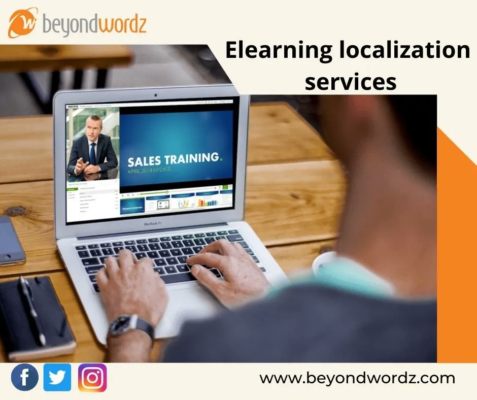 WordzBeyond's tweet image. BeyondWordz provides high-quality E-learning translation services. Our expert team will handle your E-Learning translation and localization needs effectively.
buff.ly/3NzWUj4

#dtplocalization #multimedialocalization #languagestranslationservices #elearninglocalization